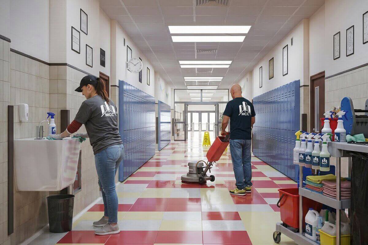 Mass Commercial Cleaning - School Facility Cleaning Services