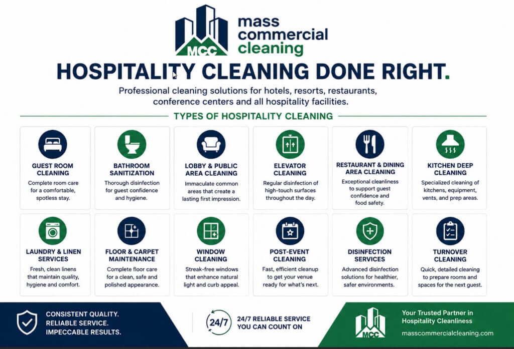 Cleaning for Hospitality Services 